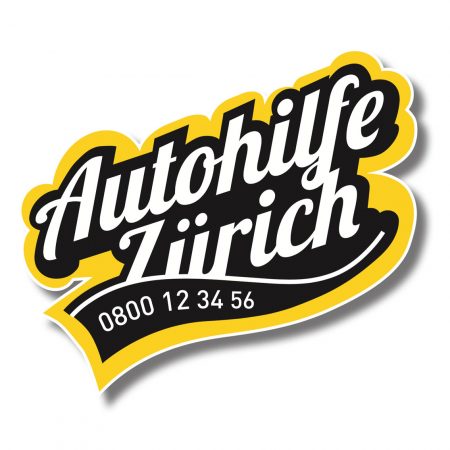 Schwarzarbeit entwickelt einen neuen Logo für die Autohilfe in Zürich